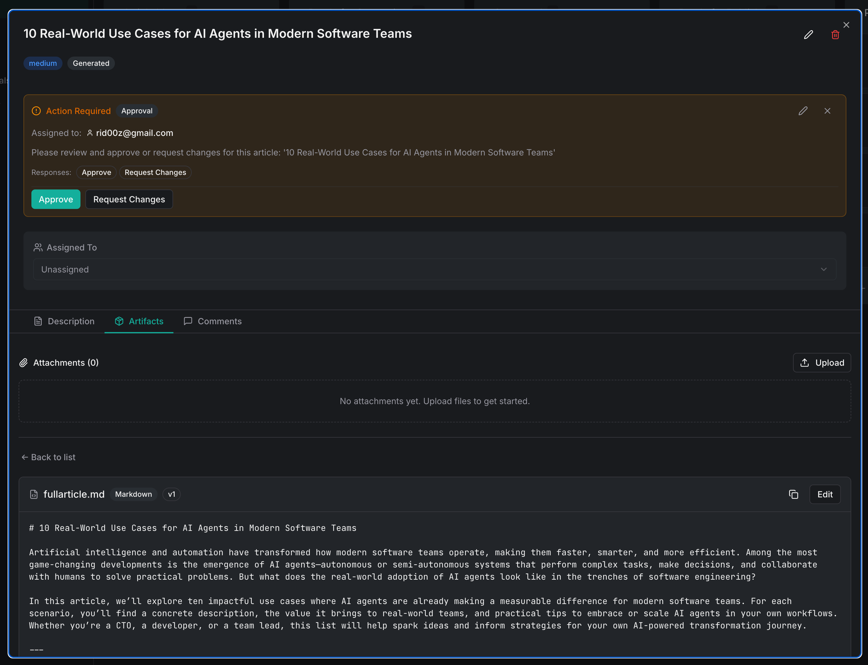 Human Approvals & Feedback